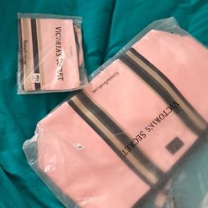 Victoria secret bag and wristlet. In bag.